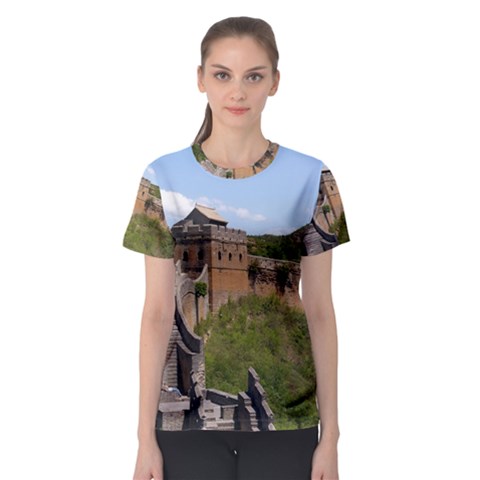 Great Wall Of China 3 Women s Sport Mesh Tees by trendistuff