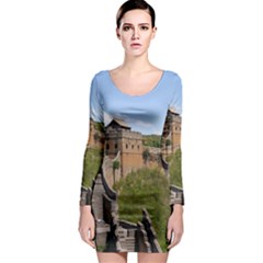 Great Wall Of China 3 Long Sleeve Bodycon Dresses by trendistuff