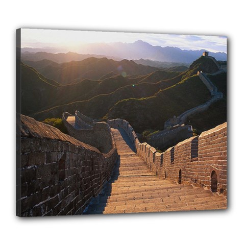 Great Wall Of China 2 Canvas 24  X 20  by trendistuff