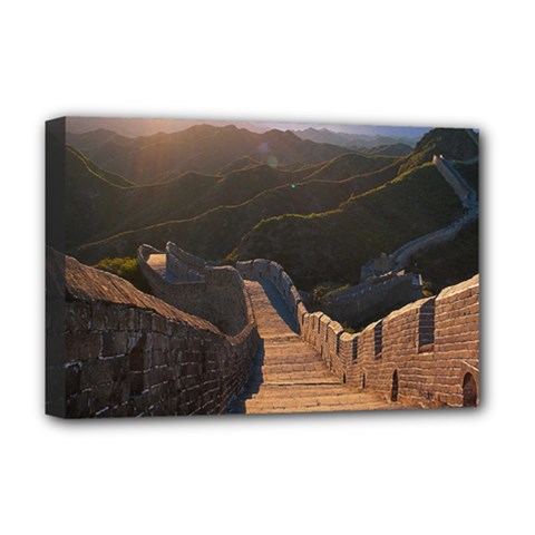 Great Wall Of China 2 Deluxe Canvas 18  X 12  