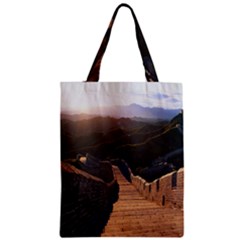 Great Wall Of China 2 Zipper Classic Tote Bags