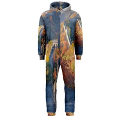 Great Wall Of China 1 Hooded Jumpsuit (men) 