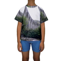 Glenfinnan Viaduct 2 Kid s Short Sleeve Swimwear by trendistuff