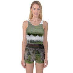 Glenfinnan Viaduct 1 One Piece Boyleg Swimsuit by trendistuff