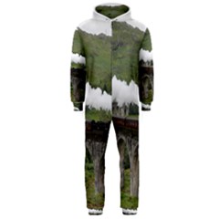 Glenfinnan Viaduct 1 Hooded Jumpsuit (men)  by trendistuff