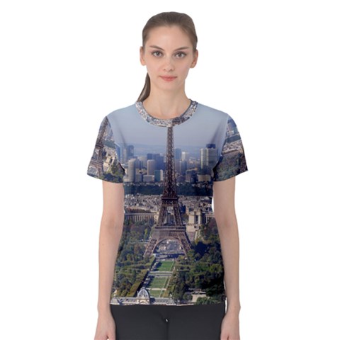 Eiffel Tower 2 Women s Sport Mesh Tees by trendistuff