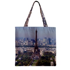 Eiffel Tower 2 Zipper Grocery Tote Bags