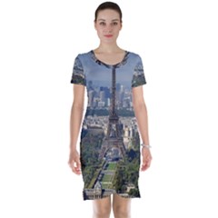 Eiffel Tower 2 Short Sleeve Nightdresses