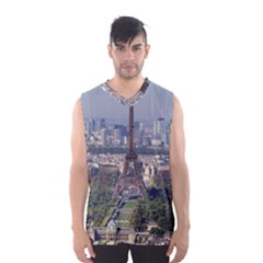 Eiffel Tower 2 Men s Basketball Tank Top by trendistuff