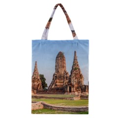 Chaiwatthanaram Classic Tote Bags by trendistuff