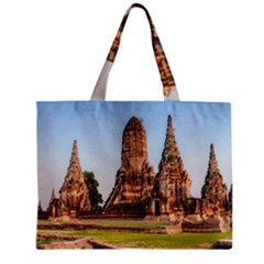 Chaiwatthanaram Zipper Tiny Tote Bags by trendistuff