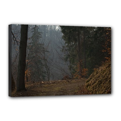 Twilight Road Canvas 18  X 12  by trendistuff