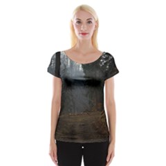 Twilight Road Women s Cap Sleeve Top