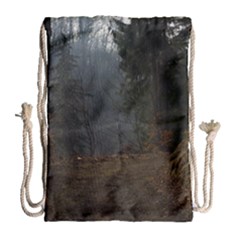 Twilight Road Drawstring Bag (large)