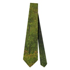 Three Crosses On A Hill Neckties (two Side) 