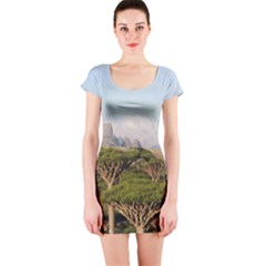 Socotra, Yemen Short Sleeve Bodycon Dresses by trendistuff