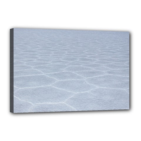 Salt Flats Canvas 18  X 12  by trendistuff