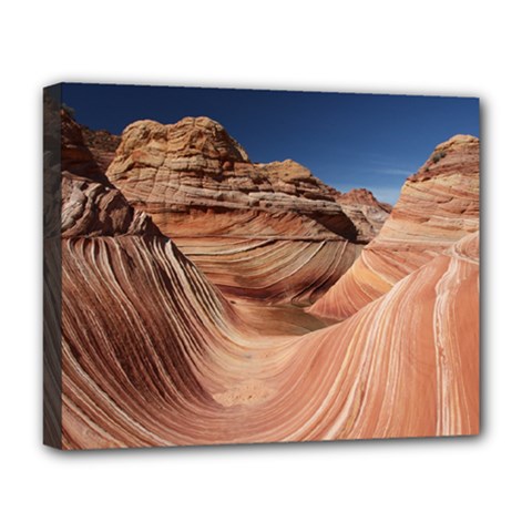 Petrified Sand Dunes Deluxe Canvas 20  X 16   by trendistuff