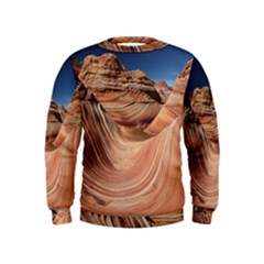 Petrified Sand Dunes Boys  Sweatshirts by trendistuff