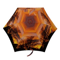 Orange Sunset Mini Folding Umbrellas