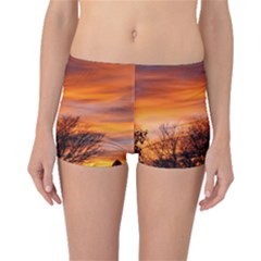 Orange Sunset Boyleg Bikini Bottoms