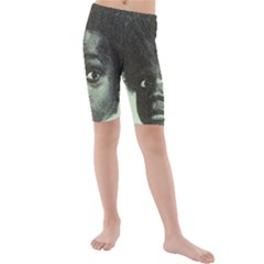 Men s Nappyhead Bw  Kid s Mid Length Swim Shorts