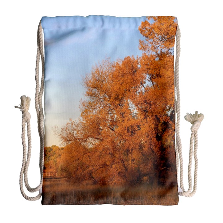 BEAUTIFUL AUTUMN DAY Drawstring Bag (Large)