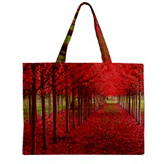 Avenue Of Trees Zipper Tiny Tote Bags by trendistuff