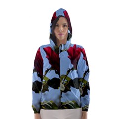 Red Rose 2 Hooded Wind Breaker (women) by trendistuff