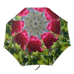 Red Rose 1 Folding Umbrellas by trendistuff