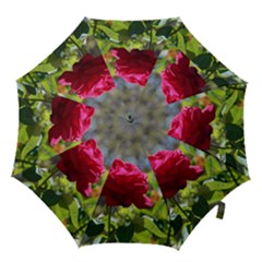 Red Rose 1 Hook Handle Umbrellas (large) by trendistuff