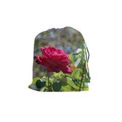 Red Rose 1 Drawstring Pouches (medium)  by trendistuff