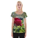 RED ROSE 1 Women s Cap Sleeve Top View1