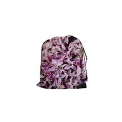 Purple Lilacs Drawstring Pouches (xs) 