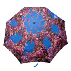 Pink Flowers Folding Umbrellas