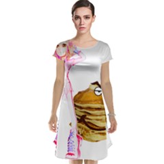 Mal Girl And Mr Pancake Cap Sleeve Nightdresses