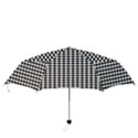 Black And White Scallop Repeat Pattern Folding Umbrellas View3