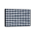 Navy And White Scallop Repeat Pattern Mini Canvas 6  x 4  View1