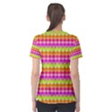 Scallop Pattern Repeat In ‘la’ Bright Colors Women s Sport Mesh Tees View2