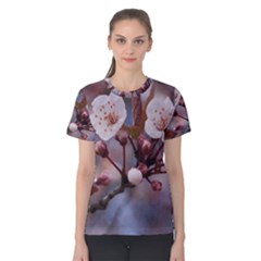 Cherry Blossoms Women s Cotton Tee