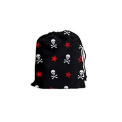 Stars, Skulls & Crossbones Drawstring Pouches (small) 