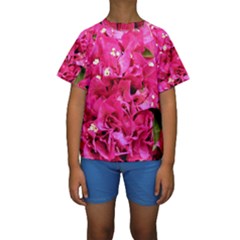 Bougainvillea Kid s Short Sleeve Swimwear