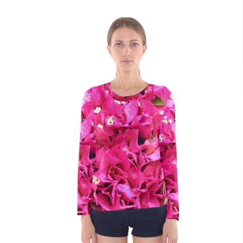 Bougainvillea Women s Long Sleeve T-shirts by trendistuff