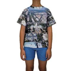 Washington Dc Kid s Short Sleeve Swimwear