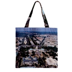 Washington Dc Zipper Grocery Tote Bags