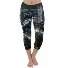 Tokyo Night Capri Winter Leggings 