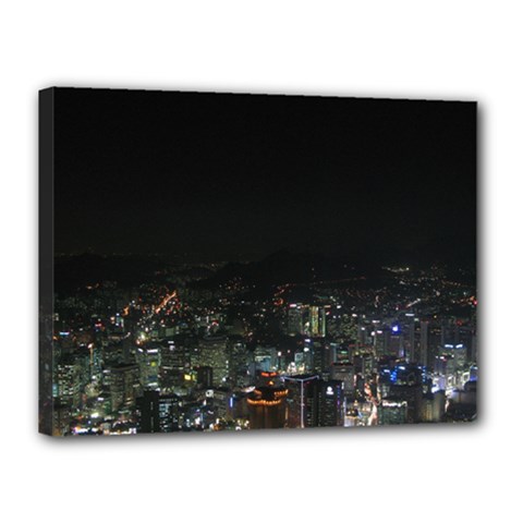 Seoul Night Lights Canvas 16  X 12  by trendistuff