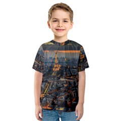 Paris From Above Kid s Sport Mesh Tees