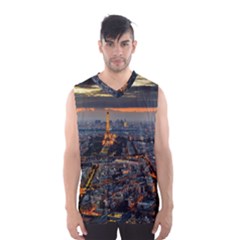 Paris From Above Men s Basketball Tank Top