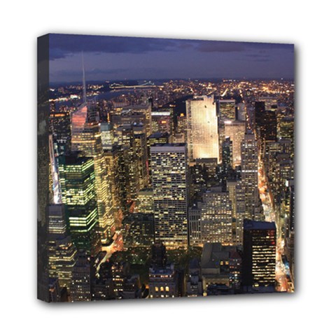 New York 1 Mini Canvas 8  X 8  by trendistuff